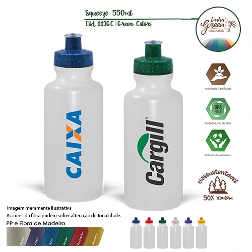 Squeeze 550 ml Green Colors